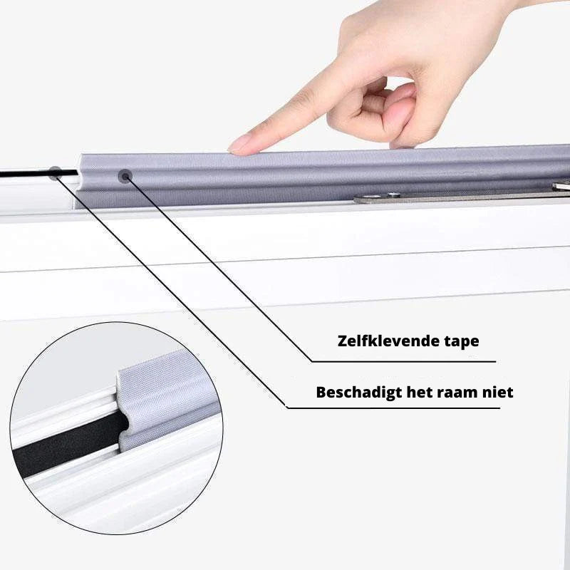 Door & Window Weatherstripping Tape Self-Adhesive Foam Draft Protection
