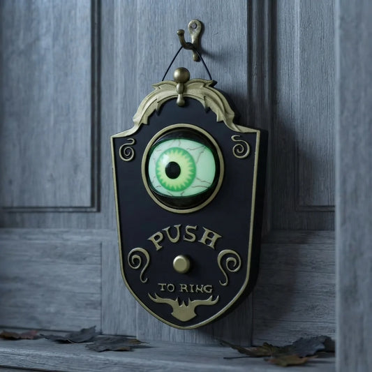 Doorbell Pulsing Green LED & Spooky Sounds