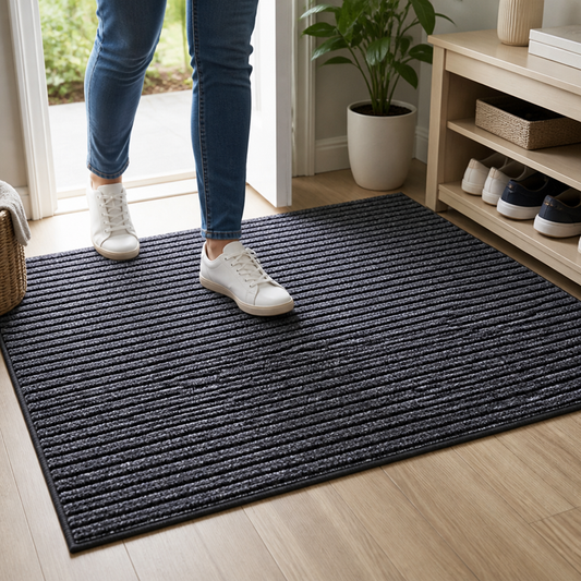 Doormat Dirt & Moisture-Trapping Non-Slip Backing Indoor/Outdoor