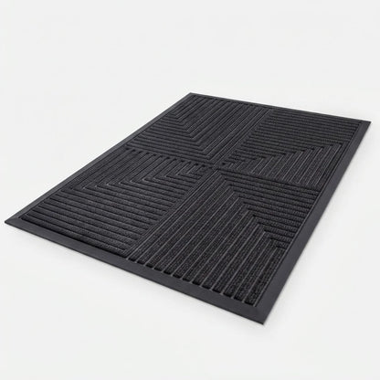 Doormat Heavy-Duty Dirt-Trapping Non-Slip Rubber Backing