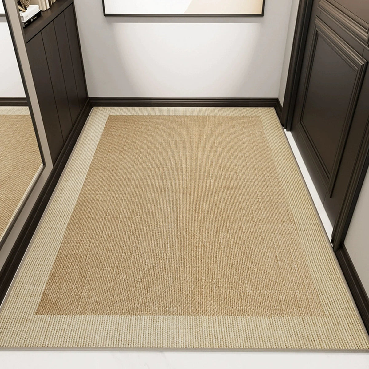 Doormat Natural Jute Non-Slip Backing & Quick-Drying