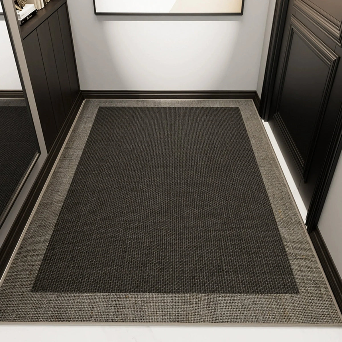 Doormat Natural Jute Non-Slip Backing & Quick-Drying