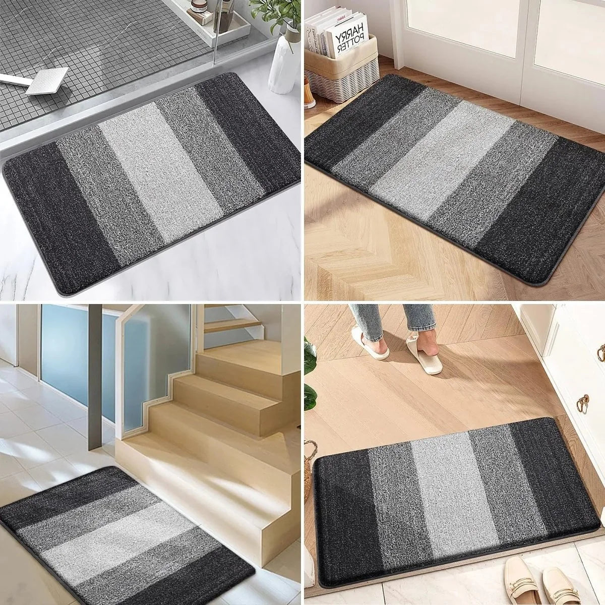 Doormat Water-Repellent Non-Slip Machine Washable