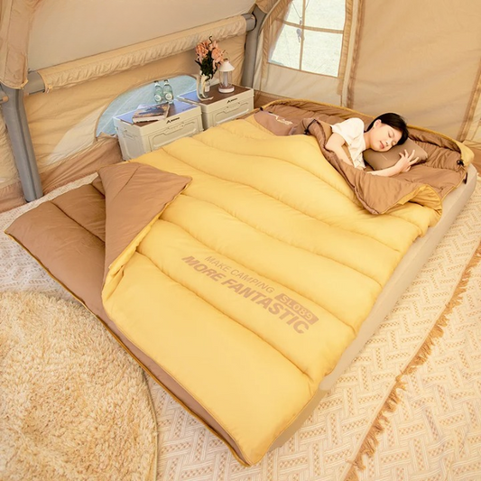 Double Sleeping Bag All-Season Insulated Packable