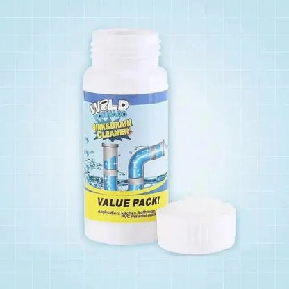 Drain Cleaner Powder Fast-Acting Safe for PVC Pipes