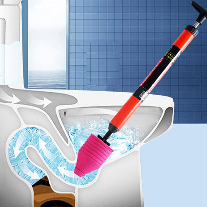 Drain Plunger High-Pressure Sealed Stainless Steel & Foam