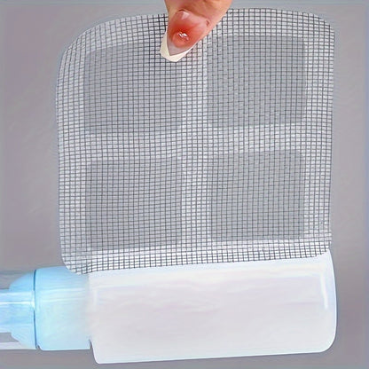 Drain Strainer Stickers Self-Adhesive Fiberglass Mesh Set of 10