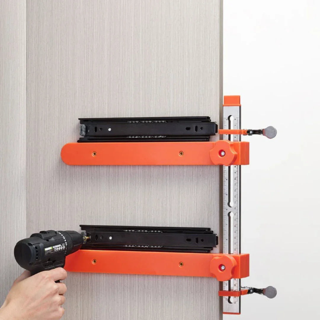 Drawer Slide Jig Toggle Clamp Precise Alignment