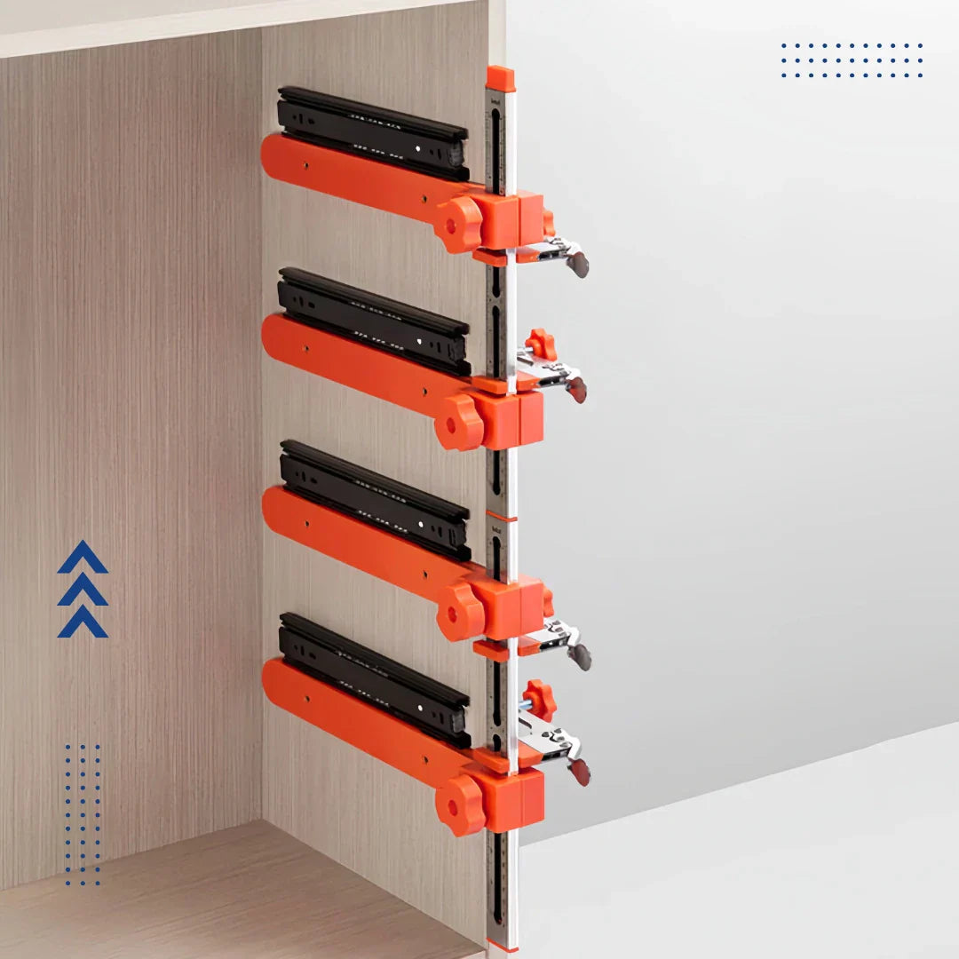 Drawer Slide Jig Toggle Clamp Precise Alignment
