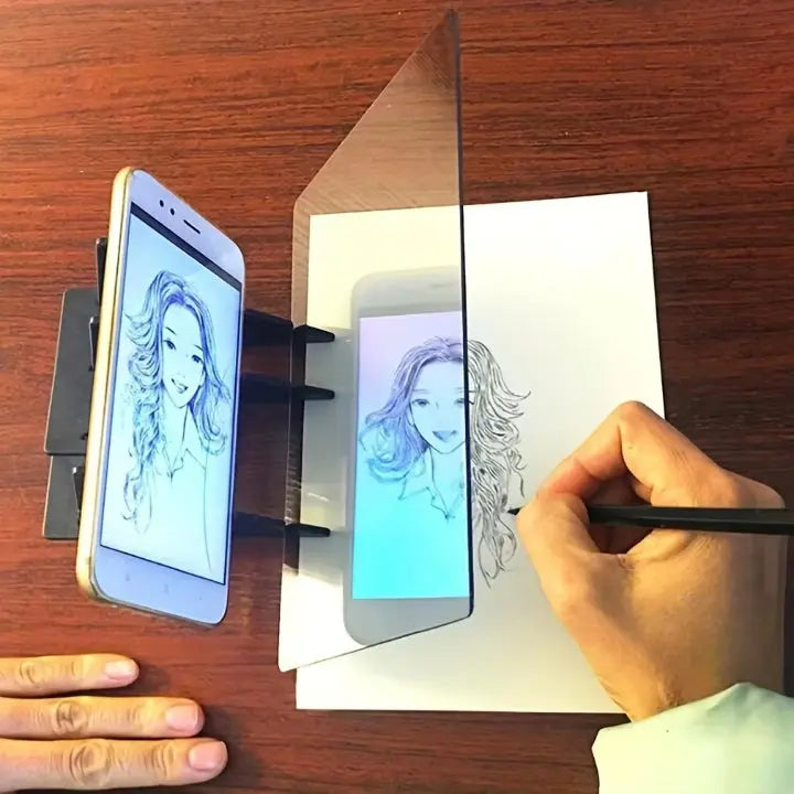 Drawing Reflector Clear PMMA Lens Adjustable Stand