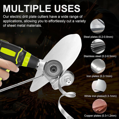 Drill Attachment Fits Most Drills Burr-Free Cutting