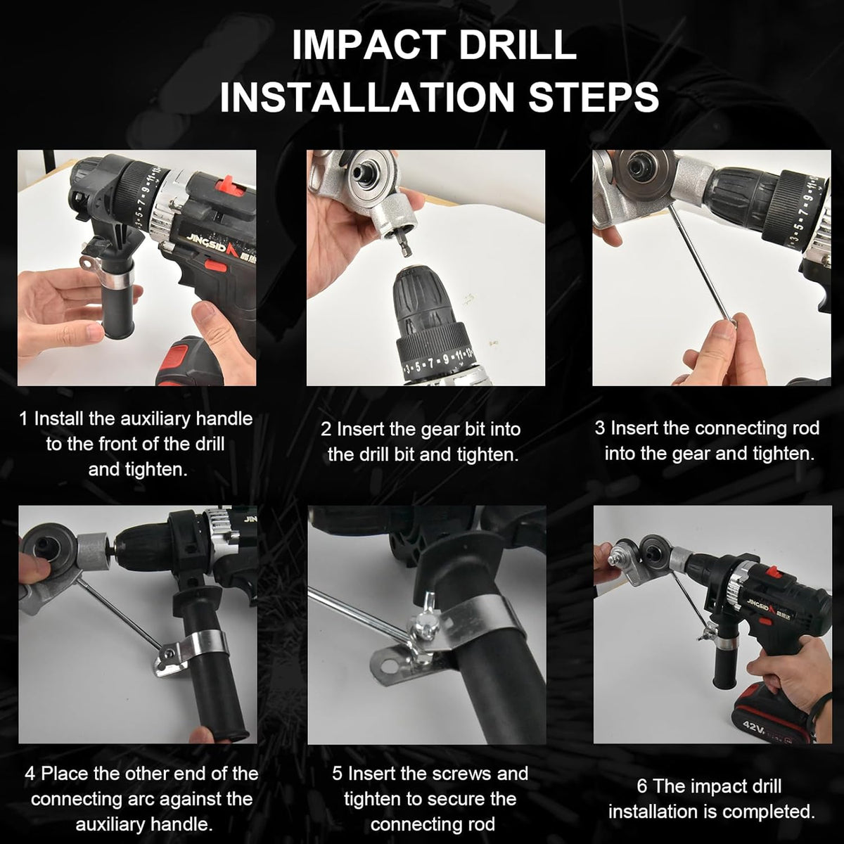 Drill Attachment Fits Most Drills Burr-Free Cutting