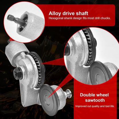 Drill Attachment Fits Most Drills Burr-Free Cutting