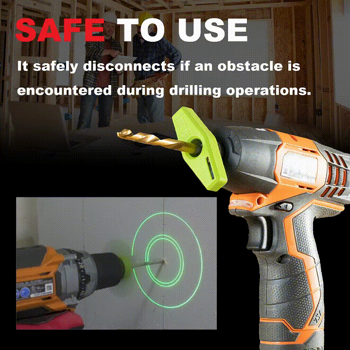 Drill Guide Laser-Guided Precision Automatic Stop Universal Fit