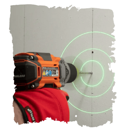 Drill Guide Laser-Guided Precision Automatic Stop Universal Fit