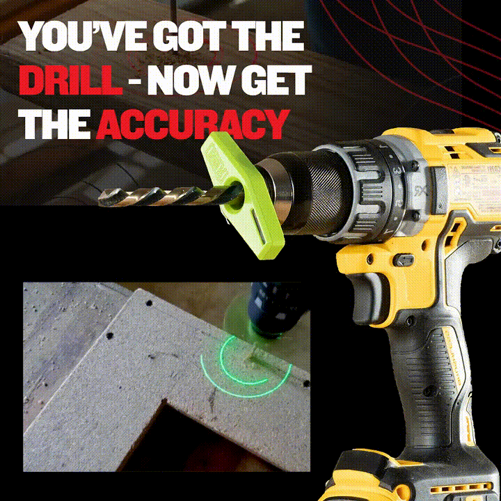 Drill Guide Laser-Guided Precision Automatic Stop Universal Fit