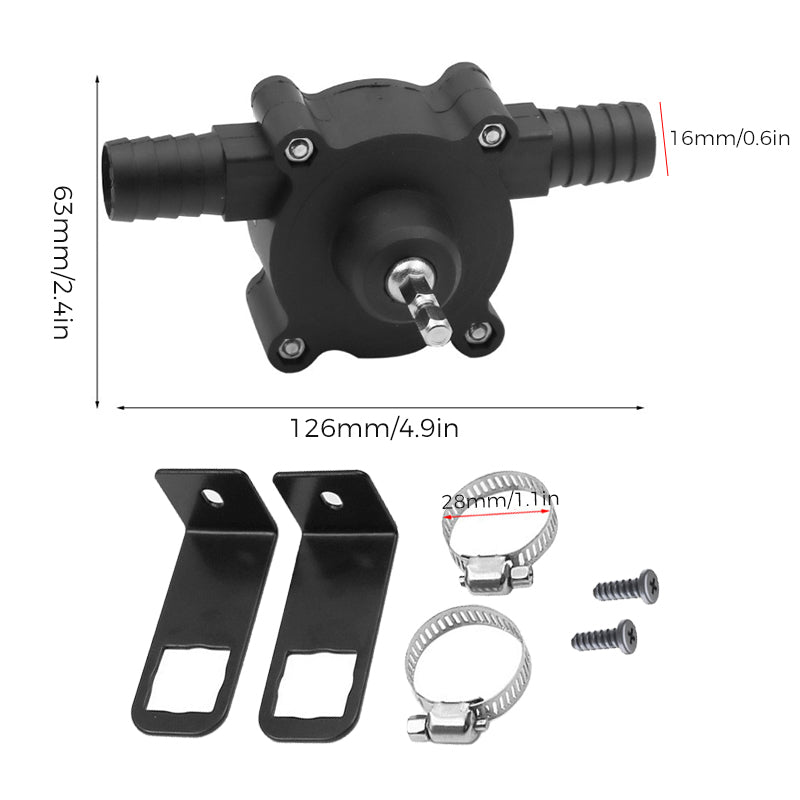 Drill Pump Self-Priming High Flow Battery-Free