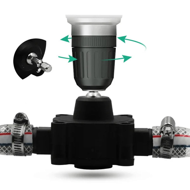 Drill Pump Self-Priming High Flow Battery-Free