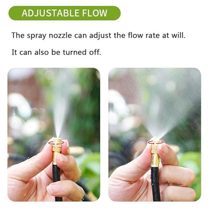 Drip Irrigation Kit 360 Degree Adjustable Sprinklers & Water-Saving