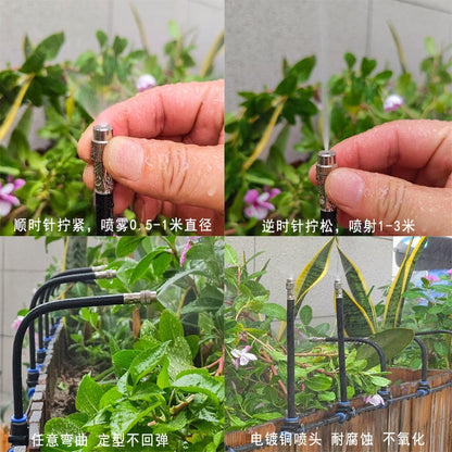 Drip Irrigation Kit 360 Degree Adjustable Sprinklers & Water-Saving