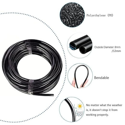 Drip Irrigation Kit 360 Degree Adjustable Sprinklers & Water-Saving