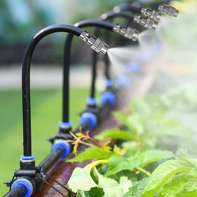 Drip Irrigation Kit 360 Degree Adjustable Sprinklers & Water-Saving
