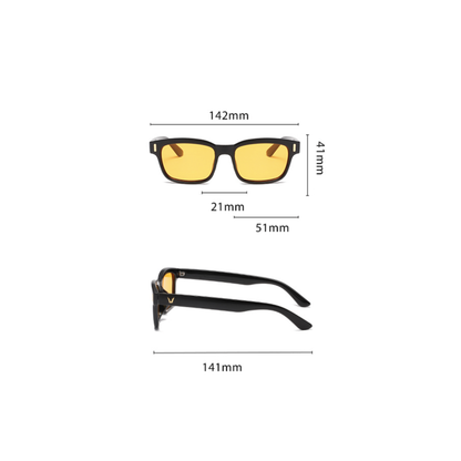 Driving Glasses Contrast-Enhancing UV400 Lightweight Frame