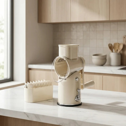 Drum Grater Five Interchangeable Stainless Steel Drums