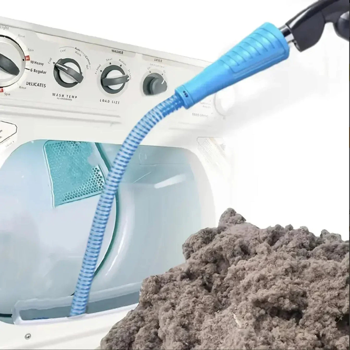 Dryer Vent Cleaner Flexible Long-Reach Vacuum Attachment