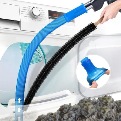 Dryer Vent Cleaning Kit Deep Reach Brush & Vacuum Connector