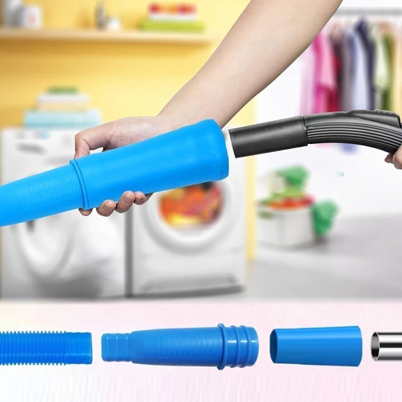 Dryer Vent Cleaning Kit Deep Reach Brush & Vacuum Connector