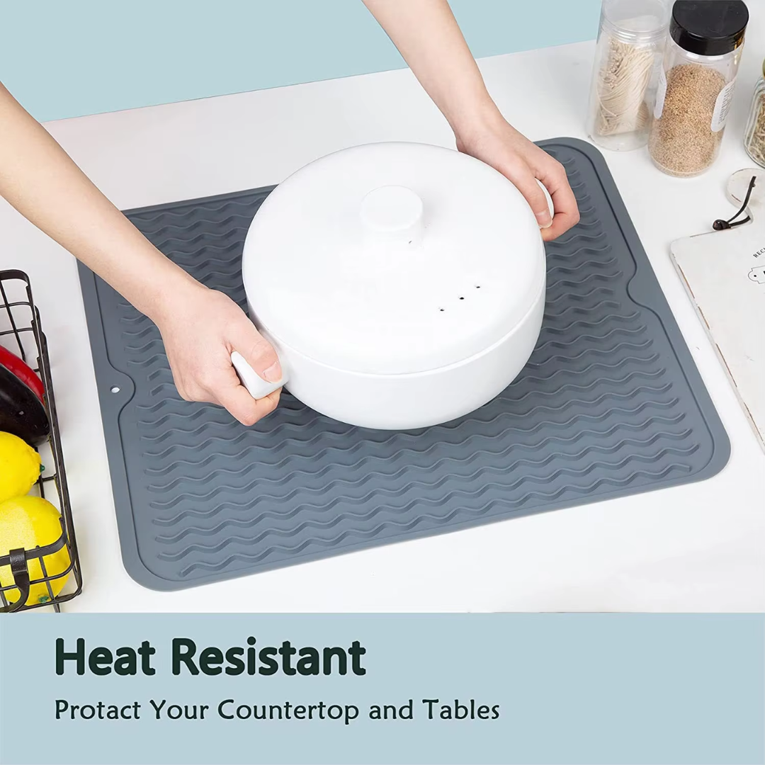 Drying Mat Silicone Wave Drainage Heat-Resistant
