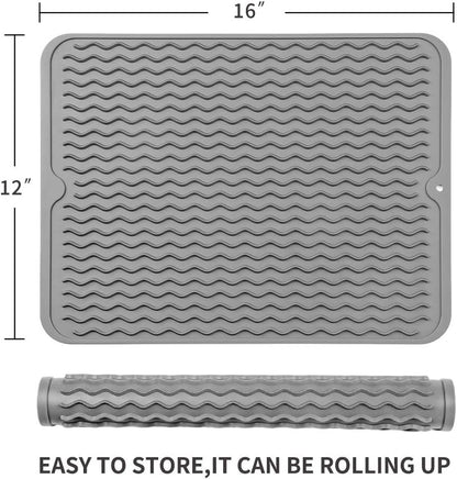 Drying Mat Silicone Wave Drainage Heat-Resistant