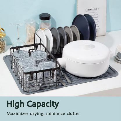 Drying Mat Silicone Wave Drainage Heat-Resistant