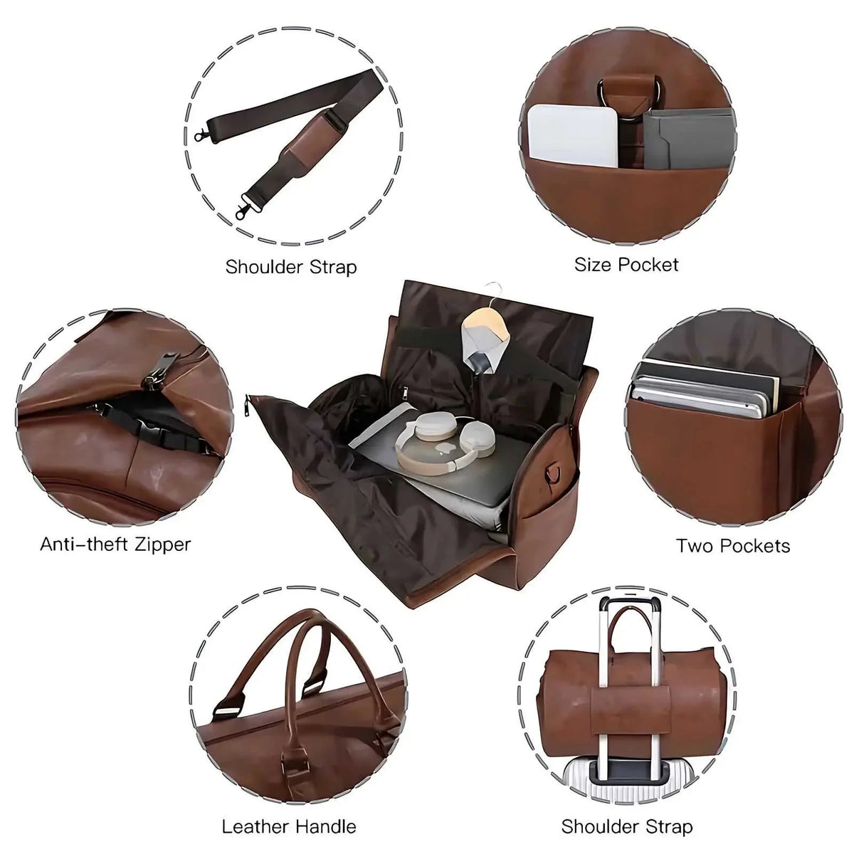 Duffel Bag 2-in-1 Garment Bag & Shoe Compartment