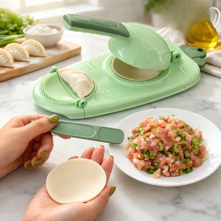 Dumpling Maker 2-In-1 Press & Seal Spatula Included