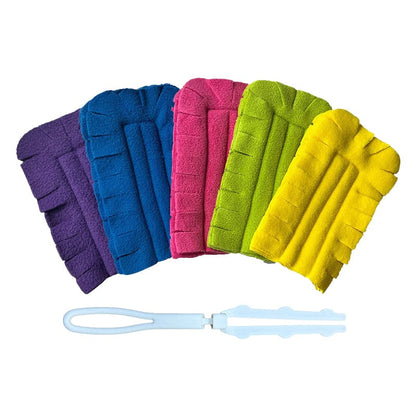 Duster Chenille Microfiber 360° No-Dead-Angle Washable Set of 5