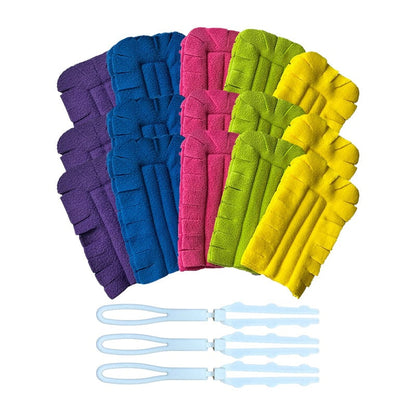 Duster Chenille Microfiber 360° No-Dead-Angle Washable Set of 5