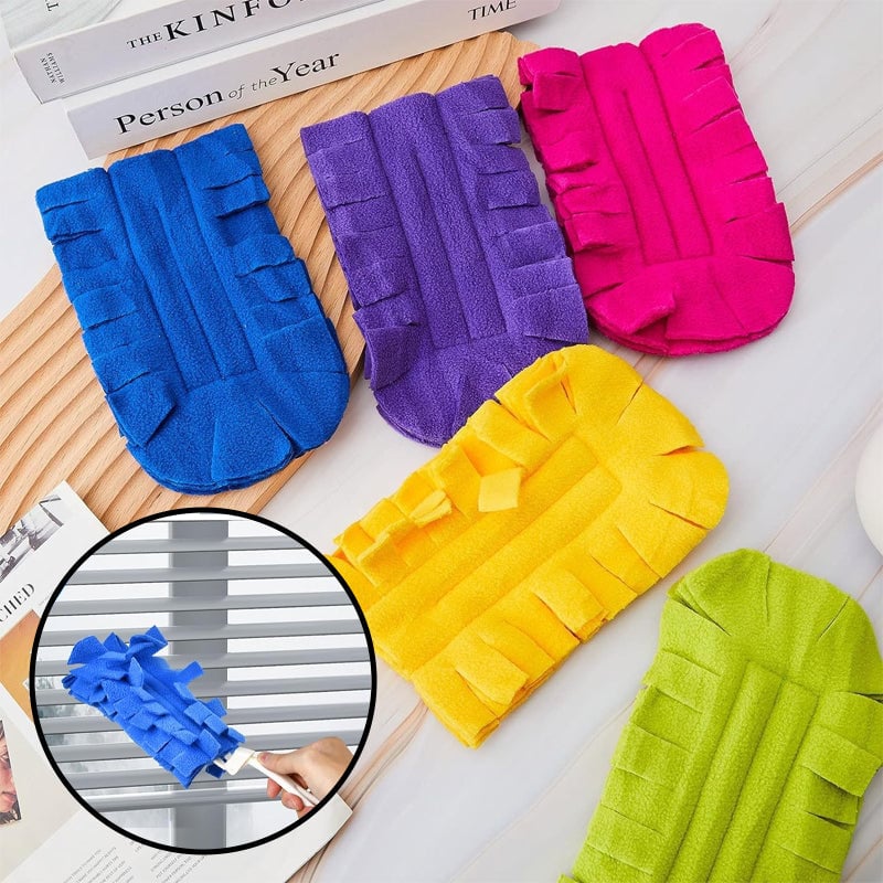 Duster Chenille Microfiber 360° No-Dead-Angle Washable Set of 5