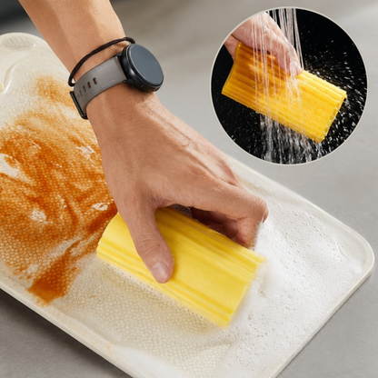 Dusting Sponge Streak-Free Reusable For Wood & Glass