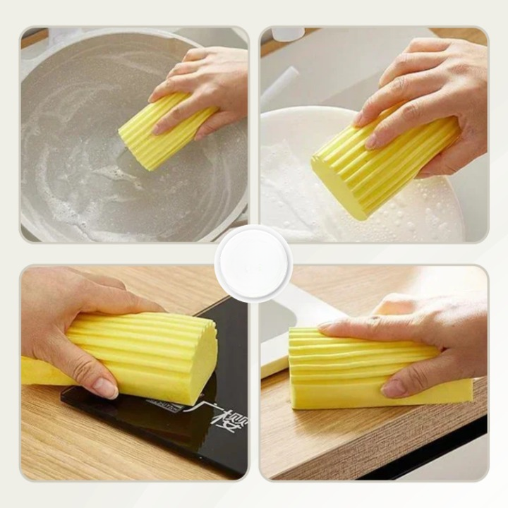 Dusting Sponge Streak-Free Reusable For Wood & Glass
