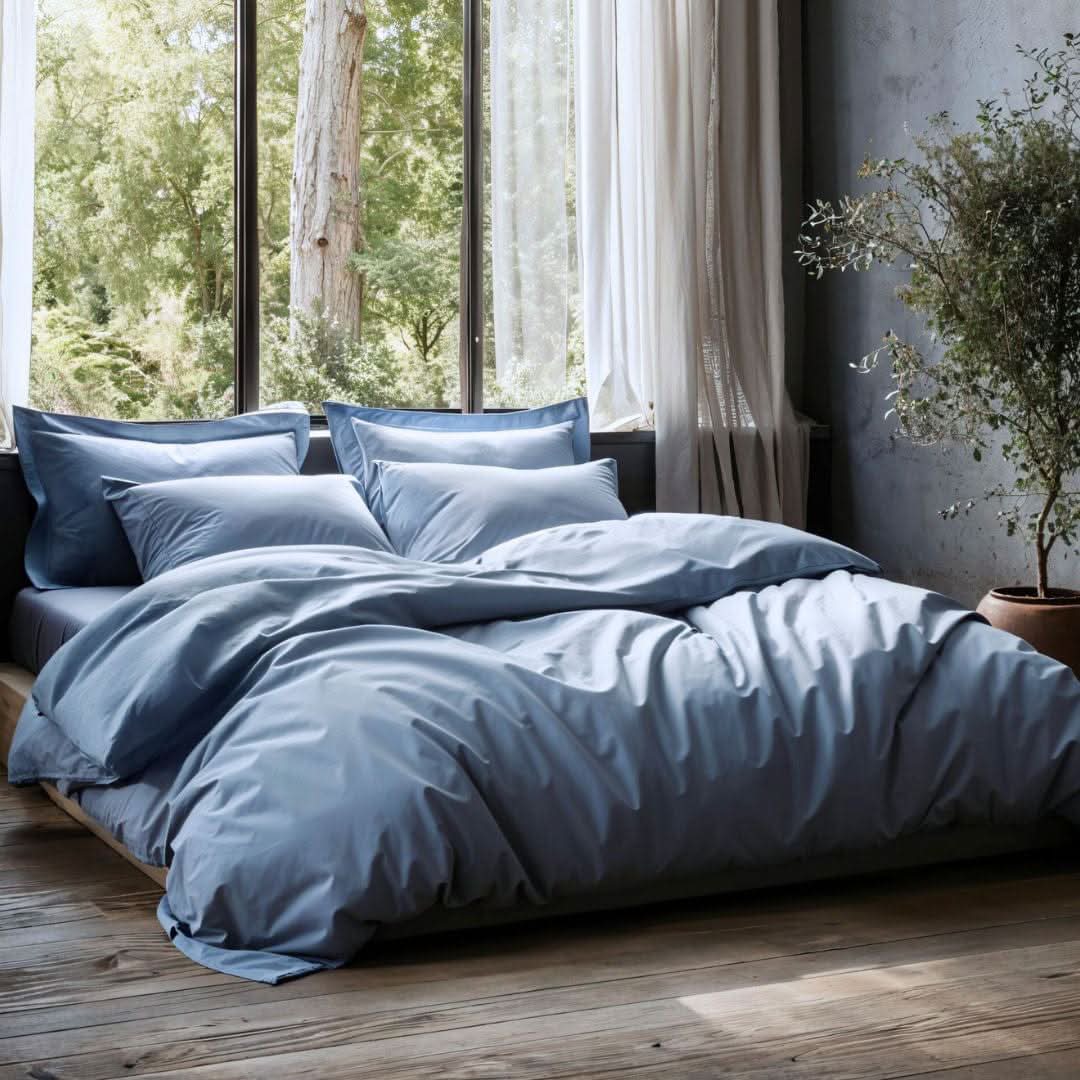 Duvet Cover Set 1000 Thread Count Cotton Breathable