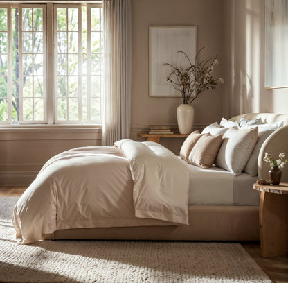 Duvet Cover Set 1000 Thread Count Cotton Breathable