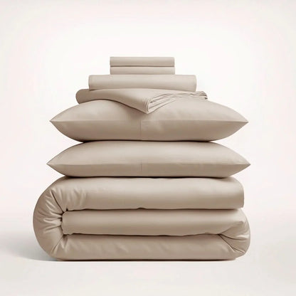 Duvet Cover Set 1000 Thread Count Cotton Breathable