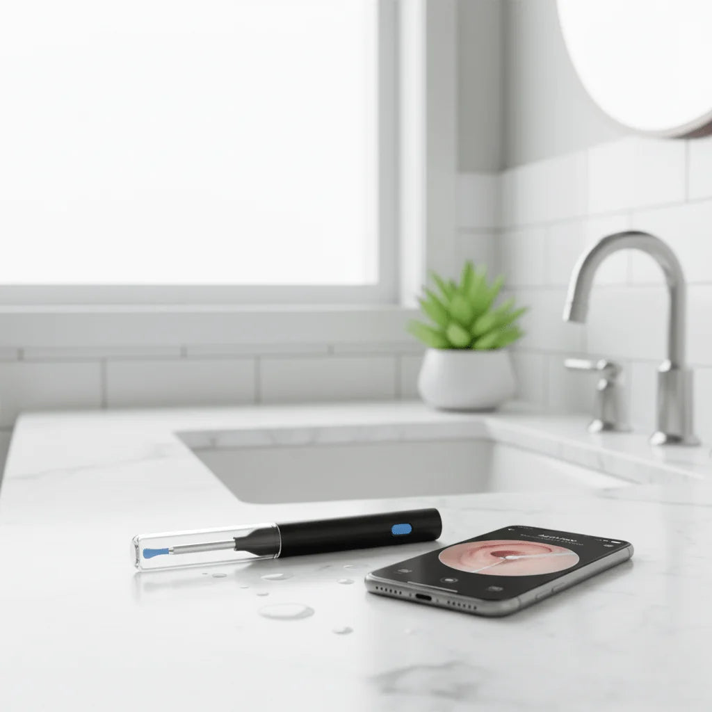 Ear Cleaner Camera HD WiFi Six LED Lights