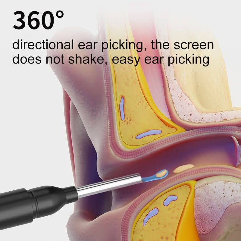 Ear Cleaner Camera HD WiFi Six LED Lights