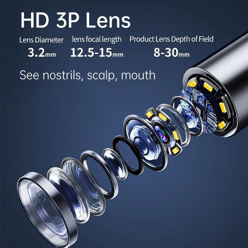 Ear Cleaner Camera HD WiFi Six LED Lights