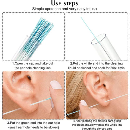 Ear Piercing Cleaning Kit Quick 5-Second Clean