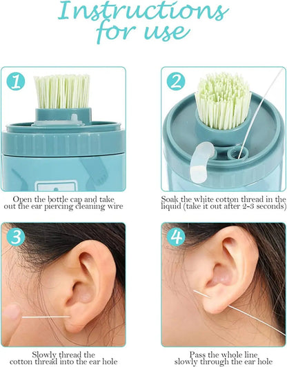 Ear Piercing Cleaning Kit Quick 5-Second Clean