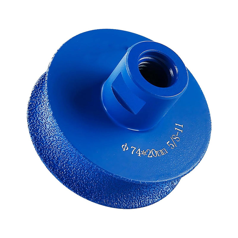 Edge Grinding Disc Diamond Coated Concave 74mm